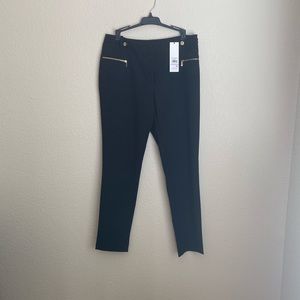 Calvin Klein - Luxe Stretch Side Waist Snap Tab Zip Pocket Pants